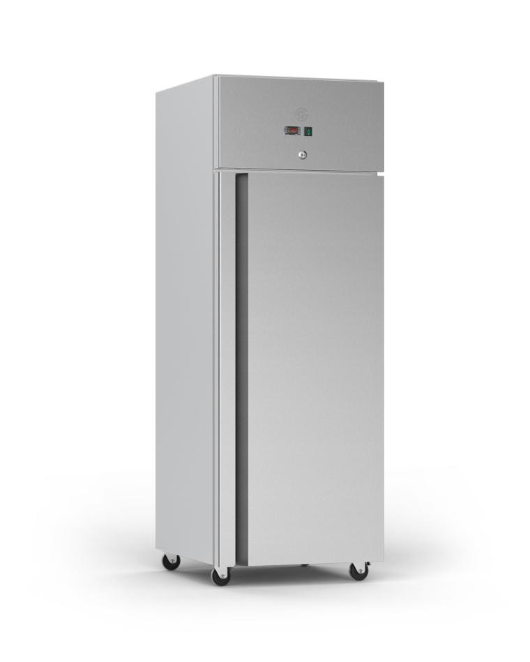 Réfrigérateur porte vitrée - 360 Litres - 1 porte - Blanc - Promoline